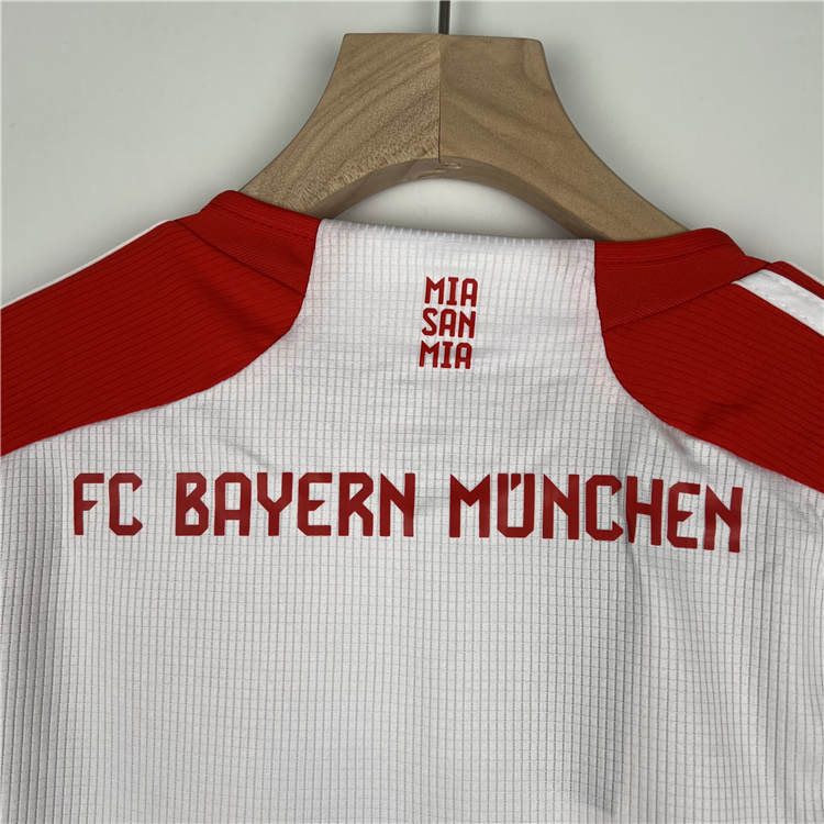 Kids Bayern Munich 2324 Home Suits ShirtShorts - Official Replica