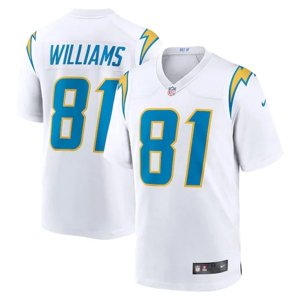 None Mike Williams Game Jersey - White | NFL Player Jersey | NFL Footb