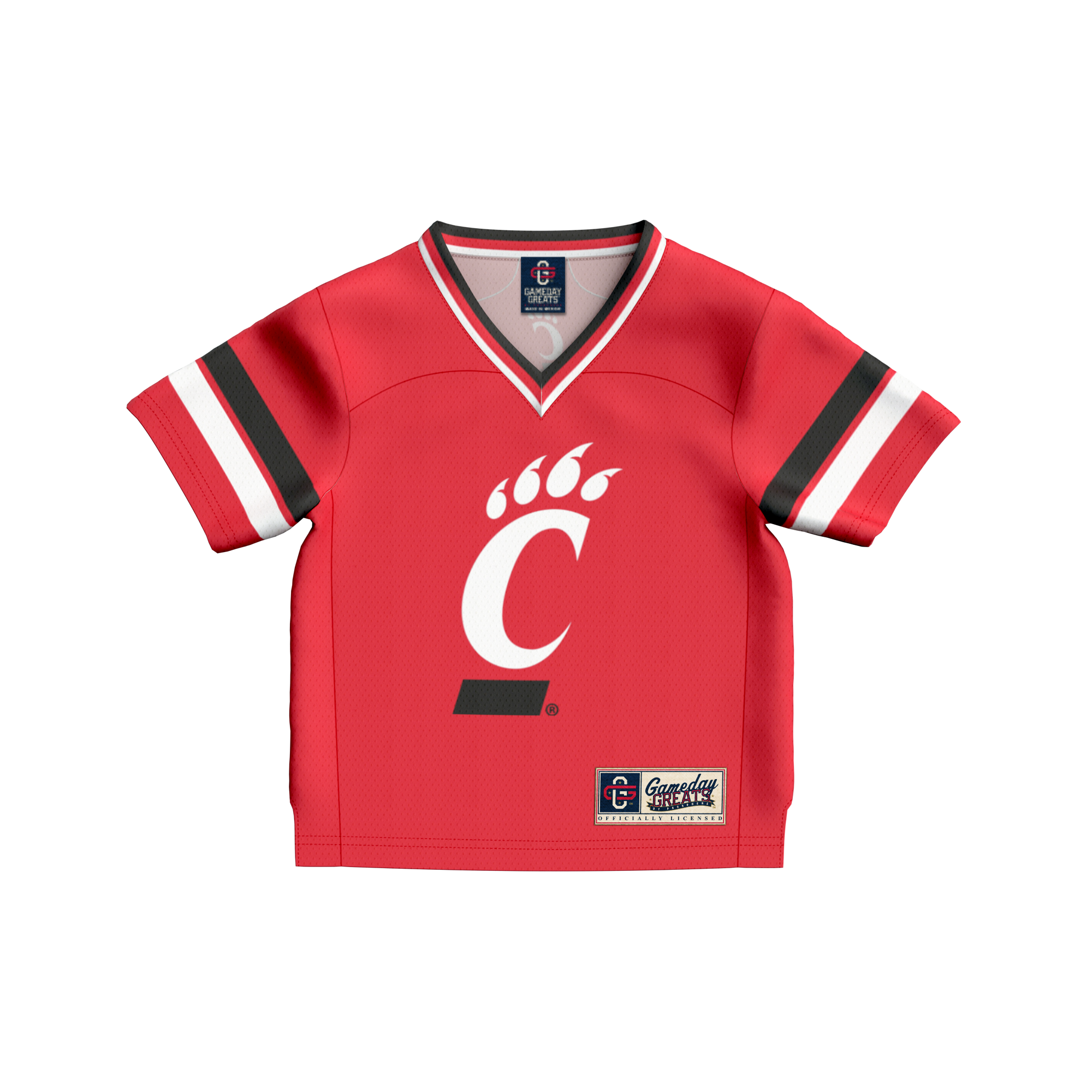 [DDG] Cincinnati Bearcats GameDay Greats Toddler Lightweight Collegiate Football Fashion Jersey - Red