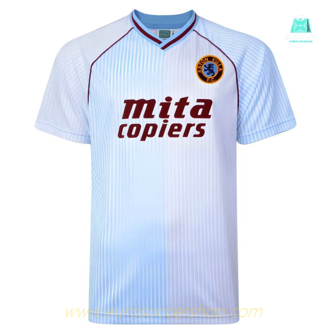 Score Draw Aston Villa 1988 Away Retro Football Shirt