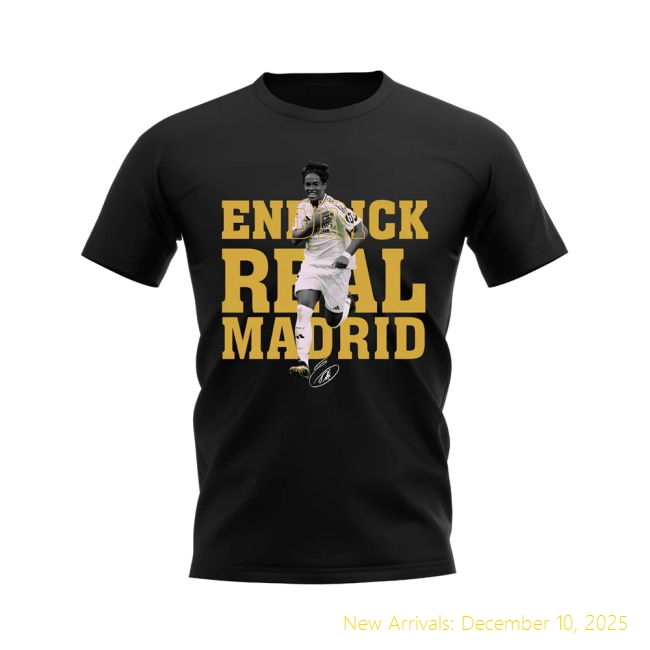Real Madrid Official Tee - Match Day Essential - Soccer Jersey