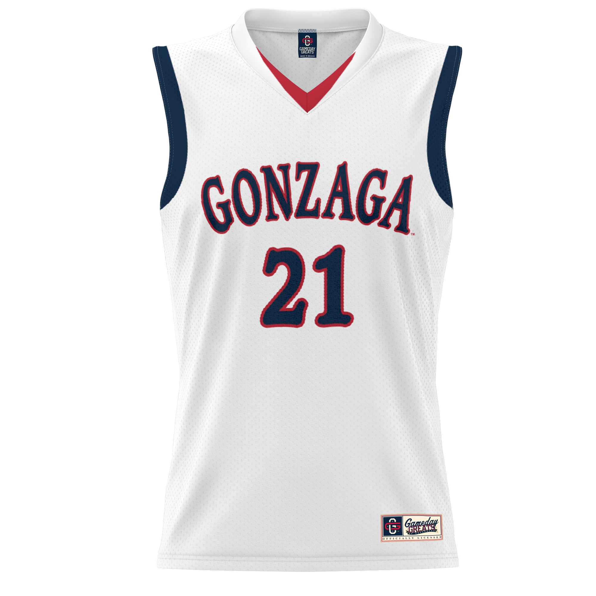 [DDG] Courtney Vandersloot Gonzaga Bulldogs GameDay Greats Unisex Lightweight Basketball Alumni Jersey - White