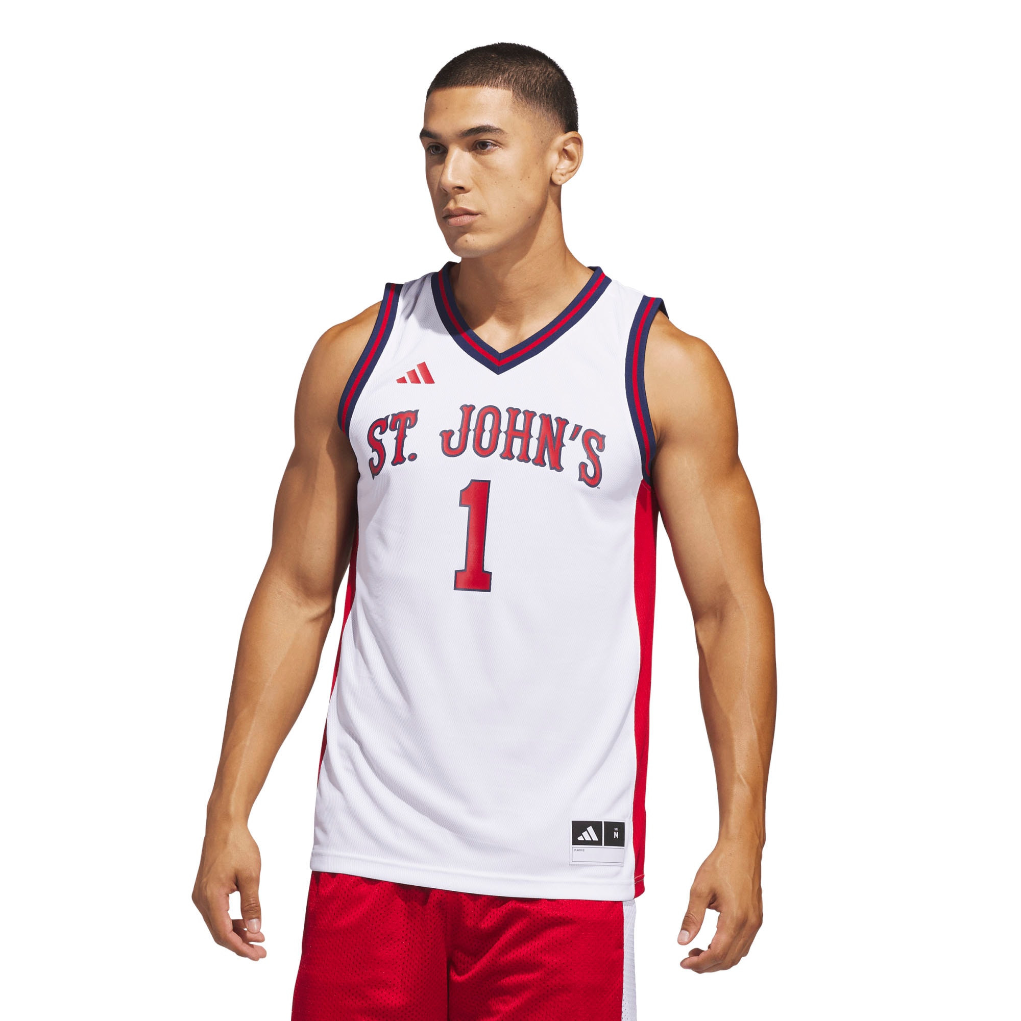 [NJP] St. John's Red Storm Home Replica Basketball Jersey - White