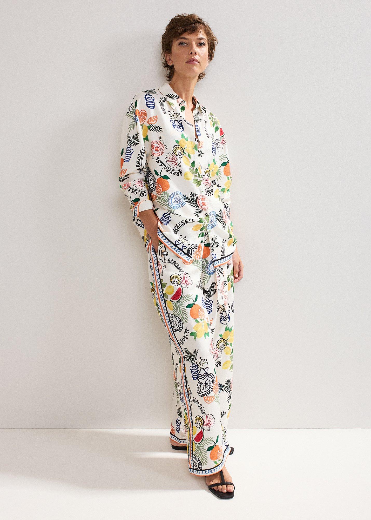 Zeliha Print Shirt