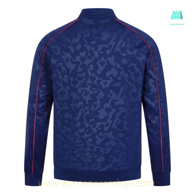 2024-2025 Wolves Pre Match Anthem Jacket - Blue