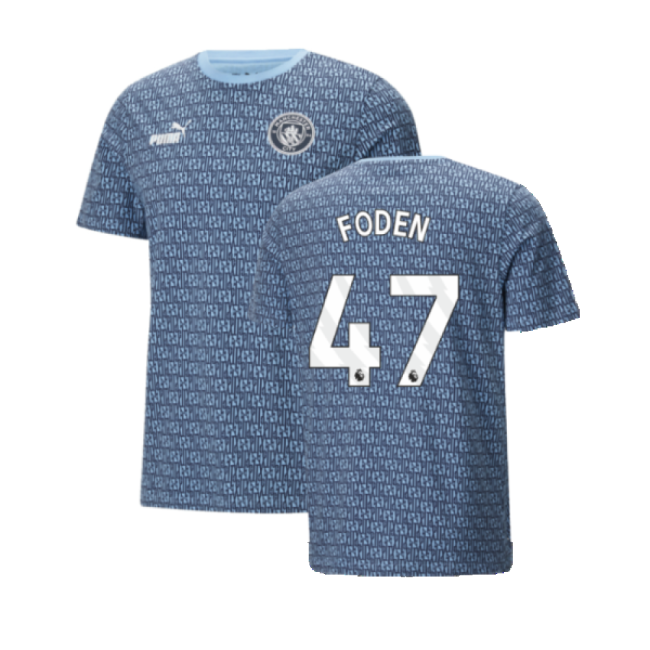 Supporter Grade Man City T-Shirt Fan Jersey (Kids) (1)