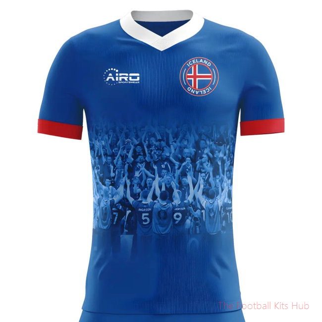 2025-2026 Iceland Supporters Home Concept Football Shirt - Womens
