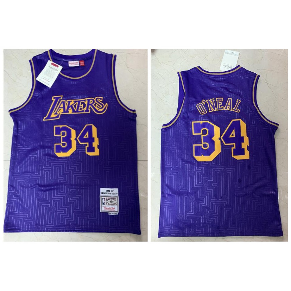 Jersey Los Angeles Lakers 34 Purple - - Game Day Essential