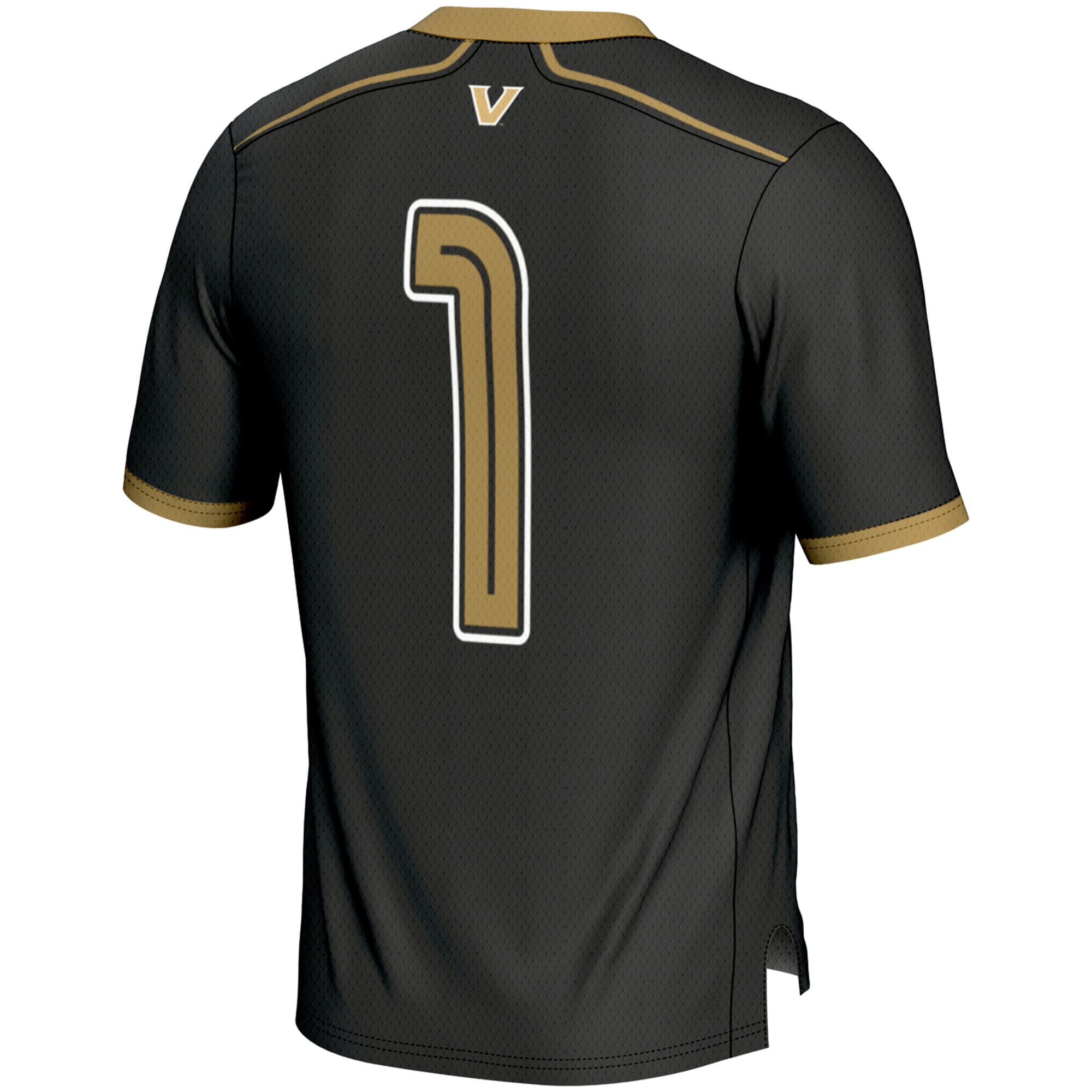 [NJP] Vanderbilt Commodores GameDay Greats Youth Lightweight Men's Lacrosse Jersey - Black