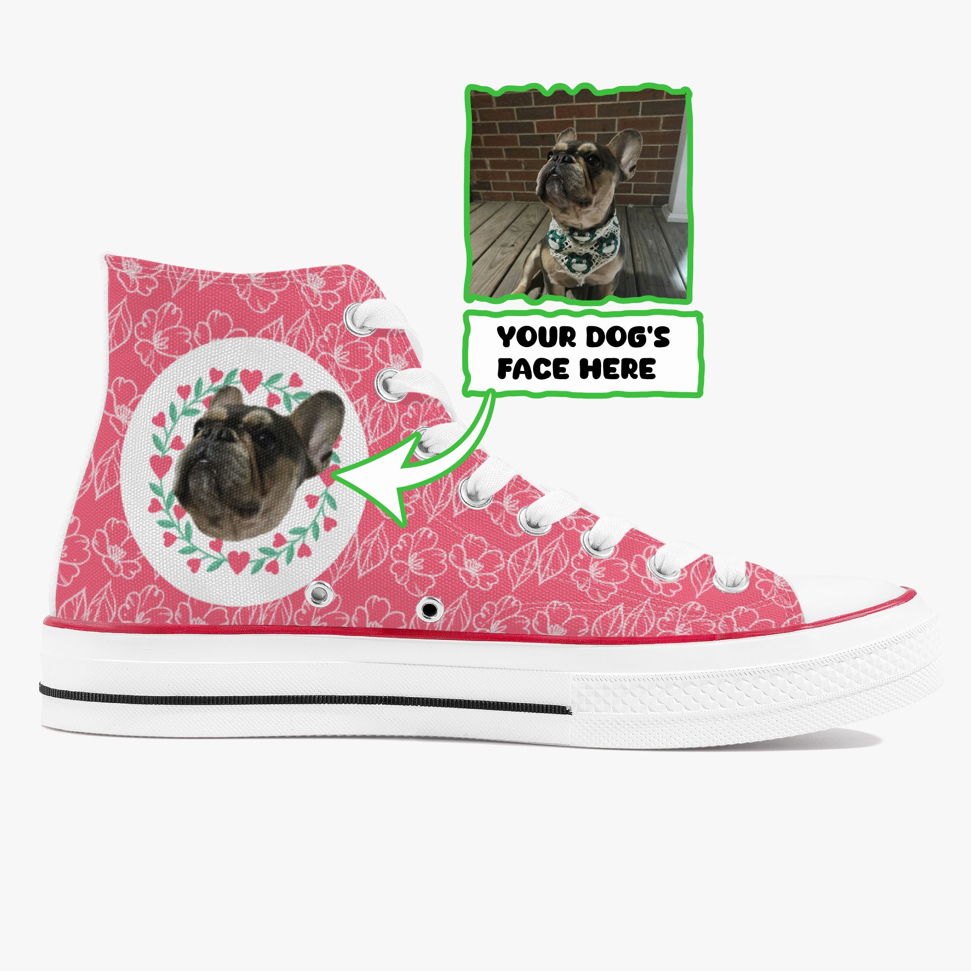 Stitch - Personalized High-Top Canvas Shoes