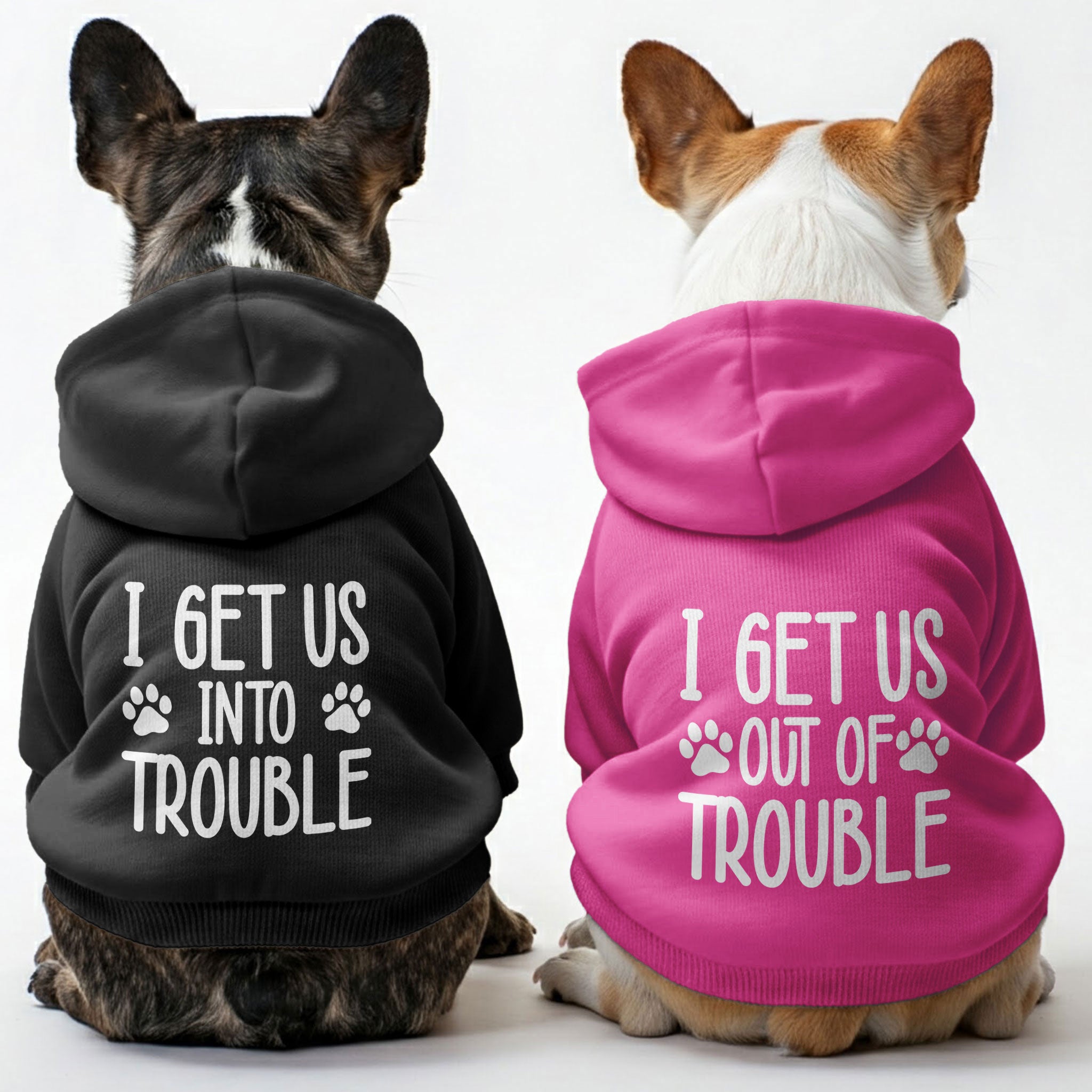 French Bulldog I Get Us Into Trouble And I Get Us Out Of Trouble
