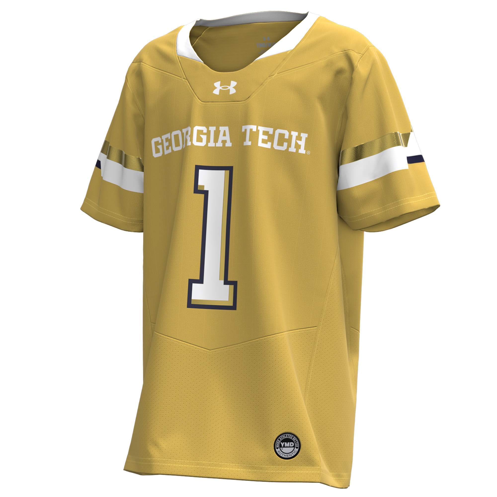 #1 Georgia Tech Yellow Jackets Youth Replica Football Jersey - Gold
