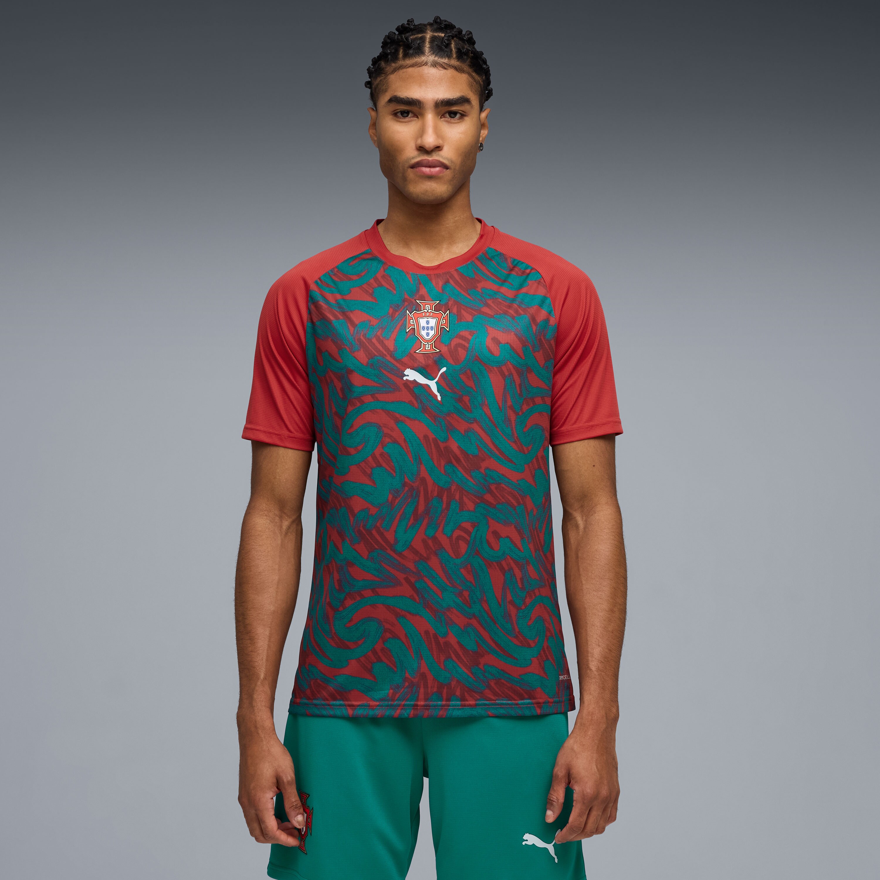 [SJH] Portugal National Team 2026 Pre-Match Jersey Top - Red