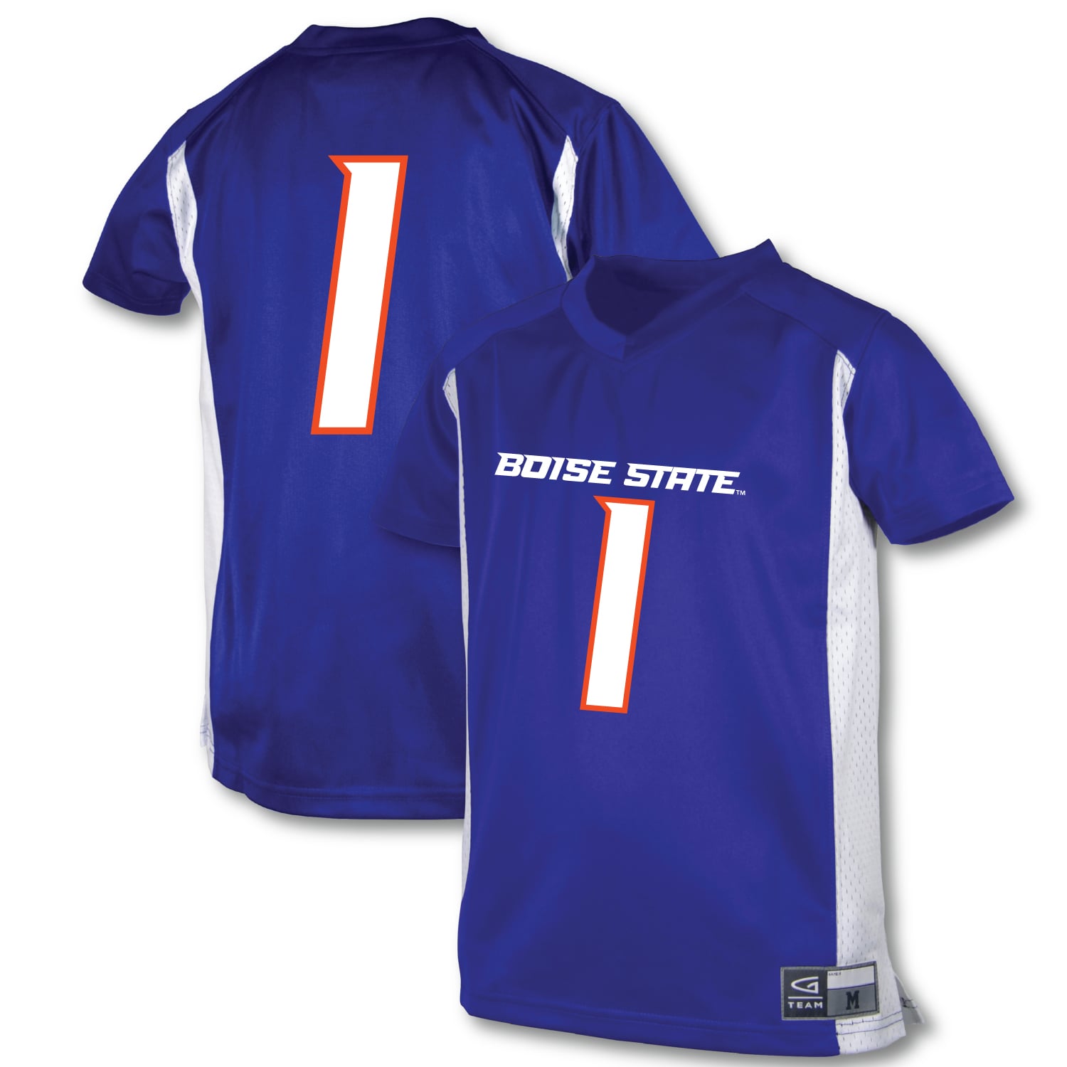 #1 Boise State Broncos Garb Youth Football Jersey - Royal