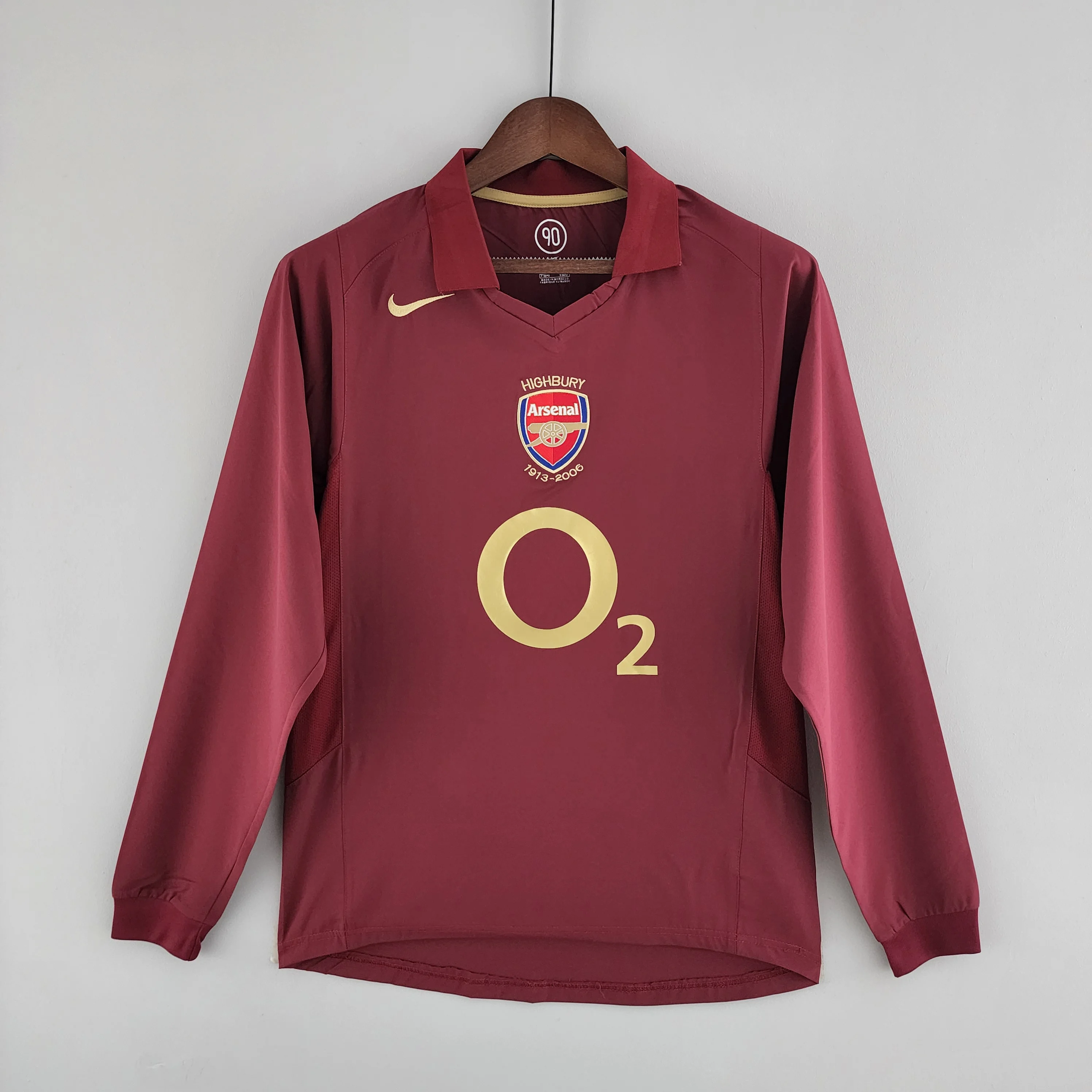 2005-06 Arsenal Home long sleeve retro shirt