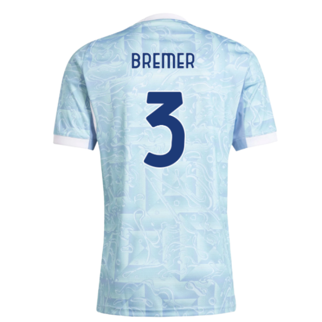 Match Quality Supporter Juve Juventus Away Shirt Bremer #3 Latest ...