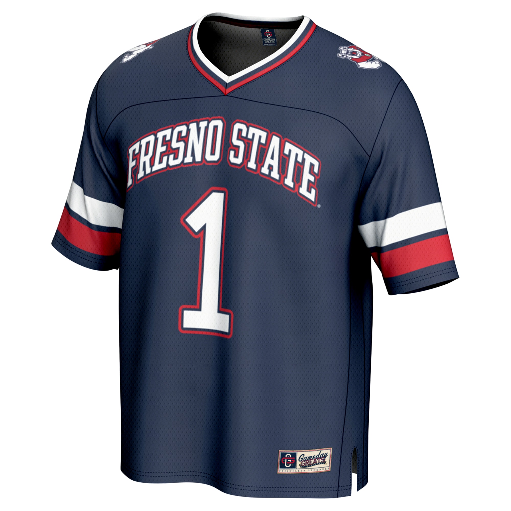 #1 Fresno State Bulldogs GameDay Greats Youth Lightweight Collegiate Football Fashion 2026/2027 Football Jersey - Navy