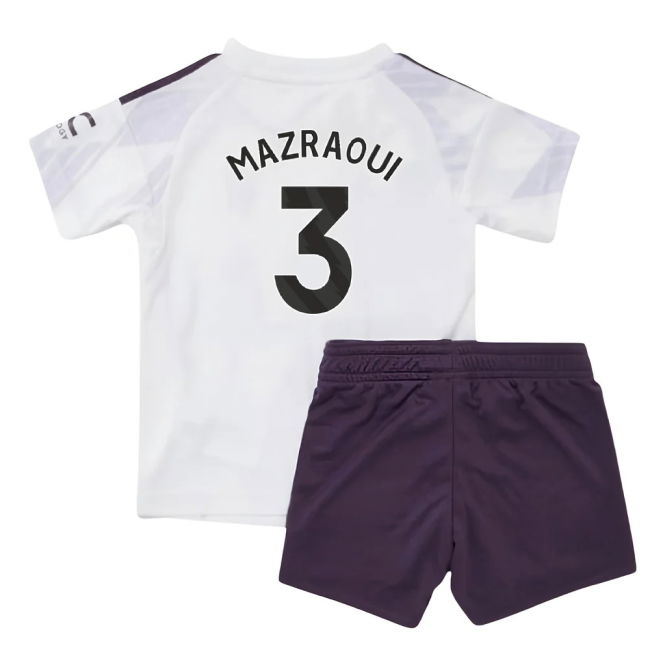 2025-20 Man Utd Authentic Away Football Shirt Mazraoui 3 M