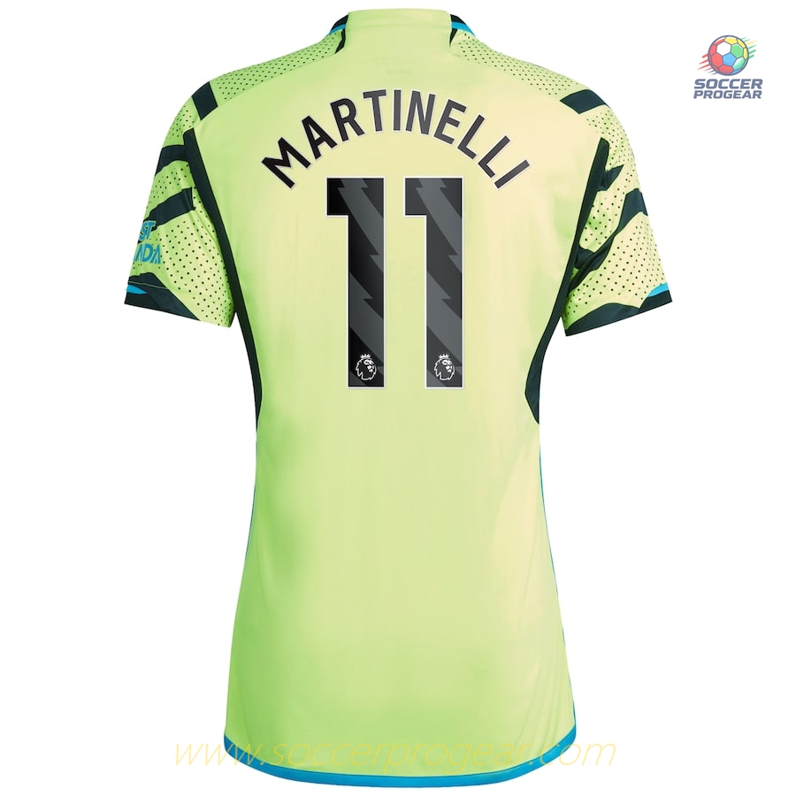 Arsenal 2023 2024 Martinelli Away Youth Kit Shirt