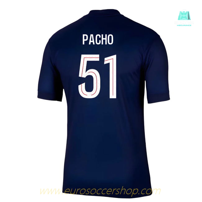 2025-2026 PSG Paris Saint Germain Home Shirt (Pacho 51)