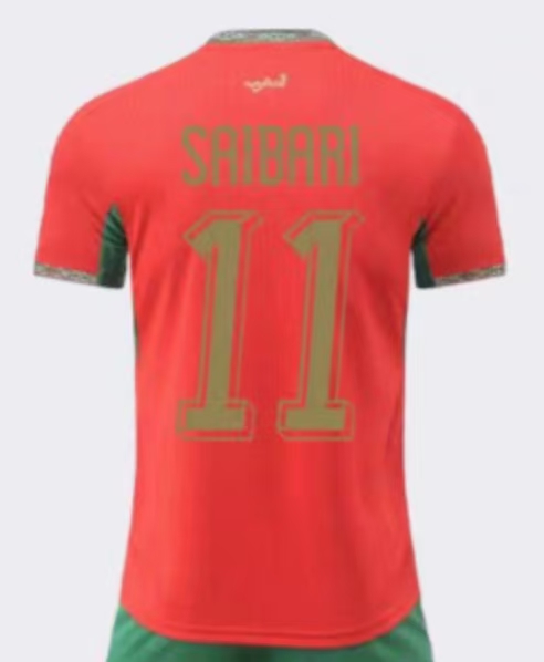 [JGK] 2026 World Cup Morocco Ismael Saibari #11 Home Jersey