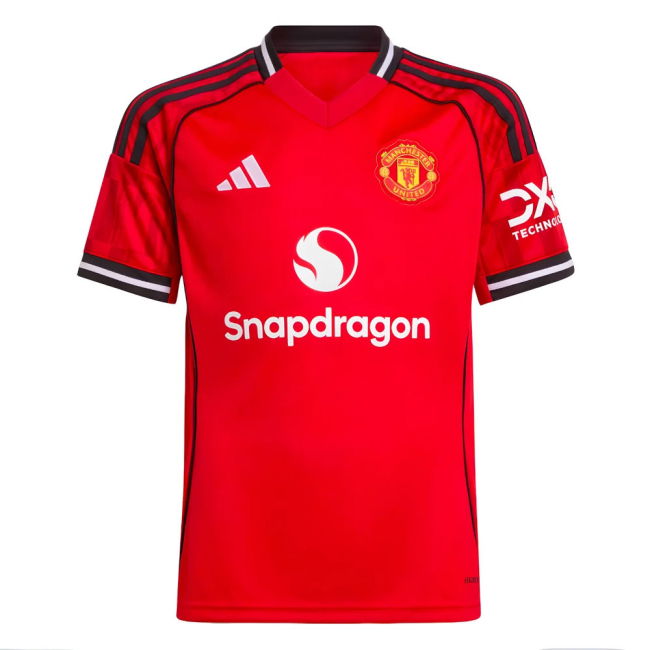 Kids Man Utd Home Jersey 2025-2026