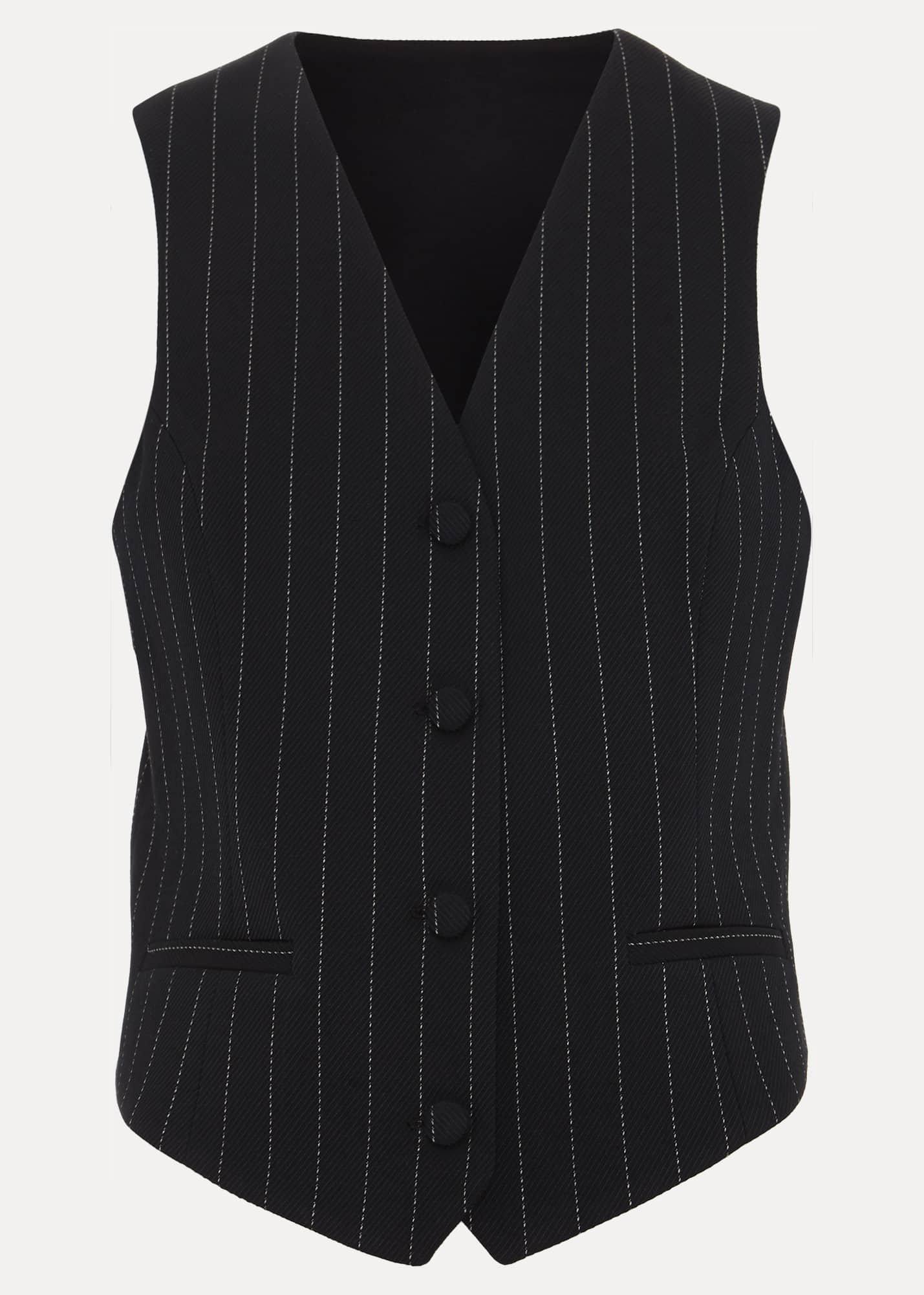 Pia Pinstripe Waistcoat