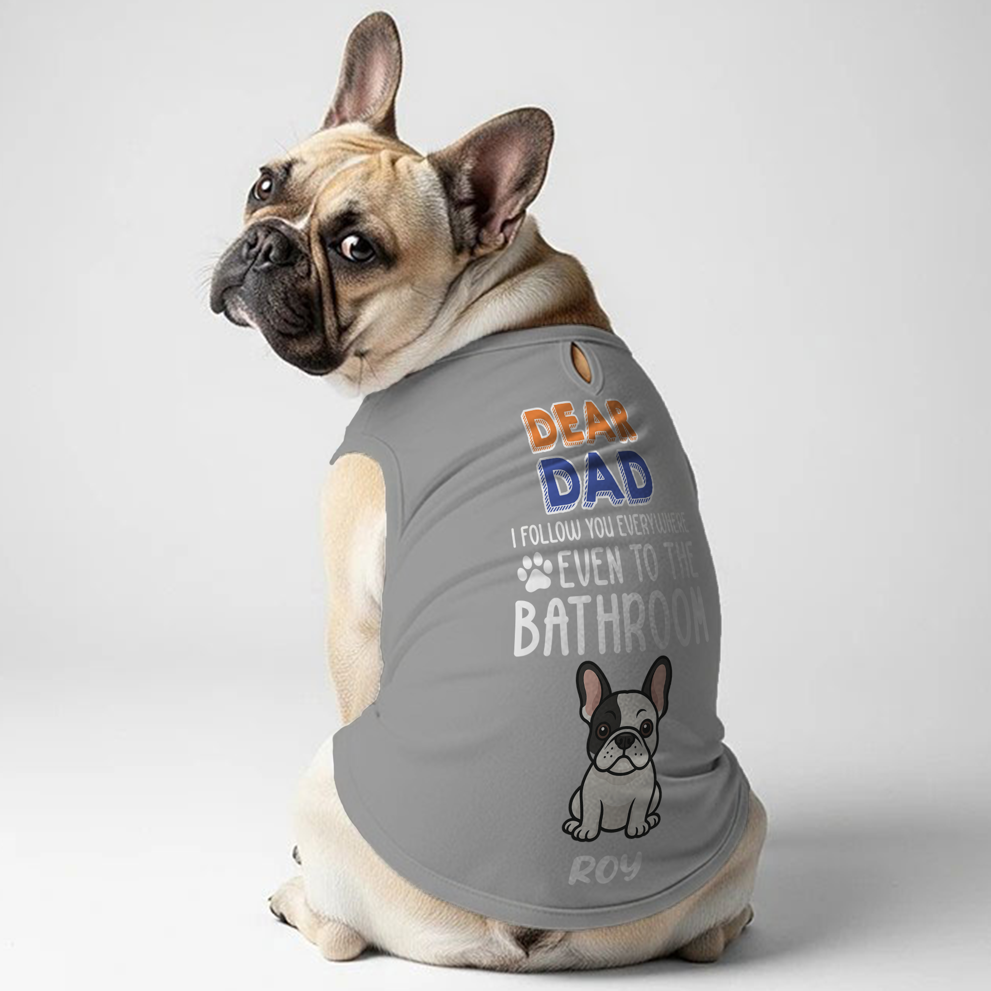 Shirt | Custom Dog T-shirt For French Bulldogs Pet Owner Apparel