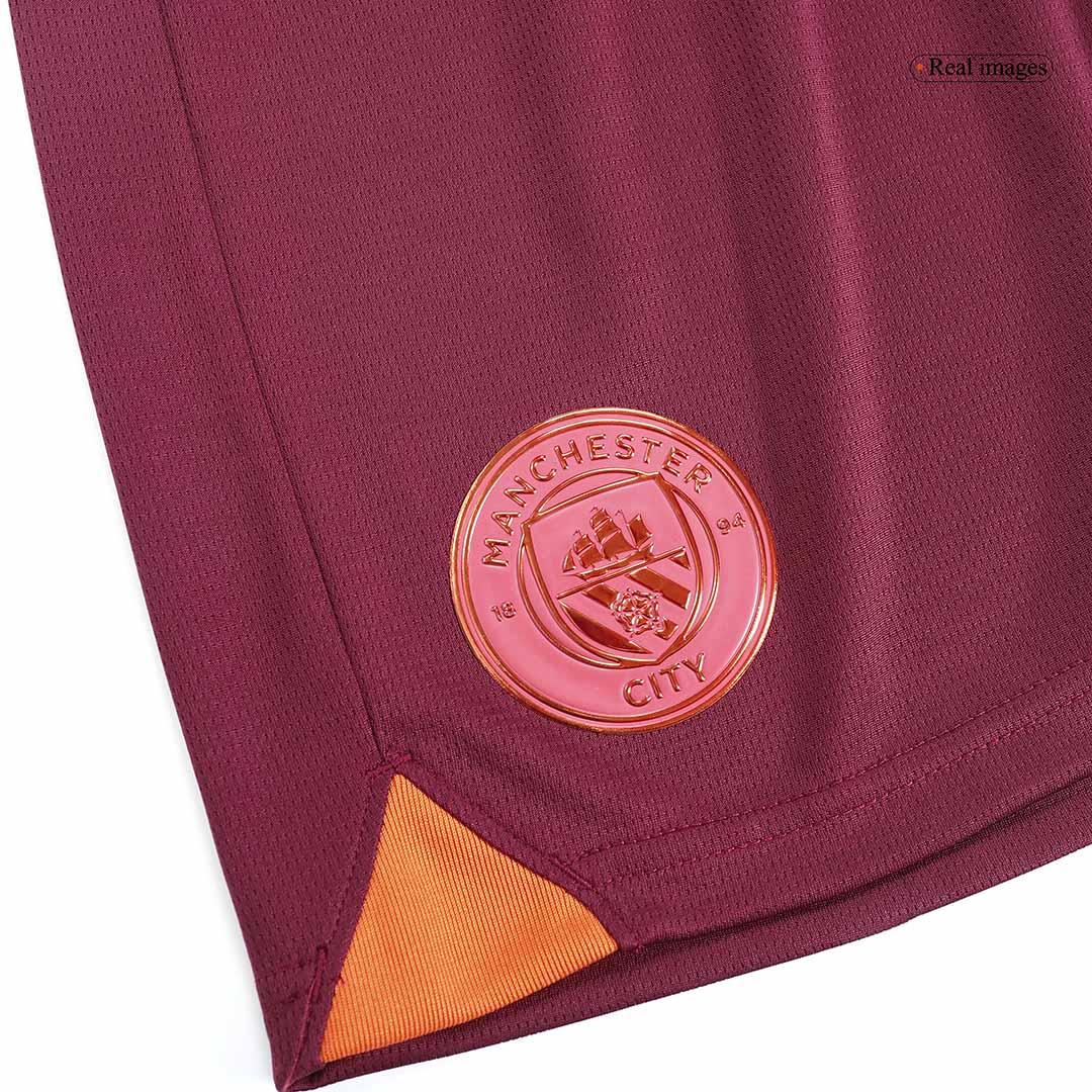 Manchester City Away Soccer Shorts 2023/24 Authentic Kit