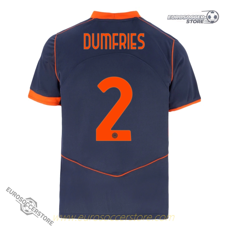 Inter Milan's 25-26 Third Version DUMFRIES 2 Football Jersey