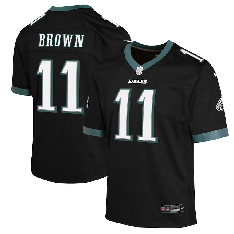 None A.J. Brown PHI Eagles Classic High-Quality Jersey Game Day Wear