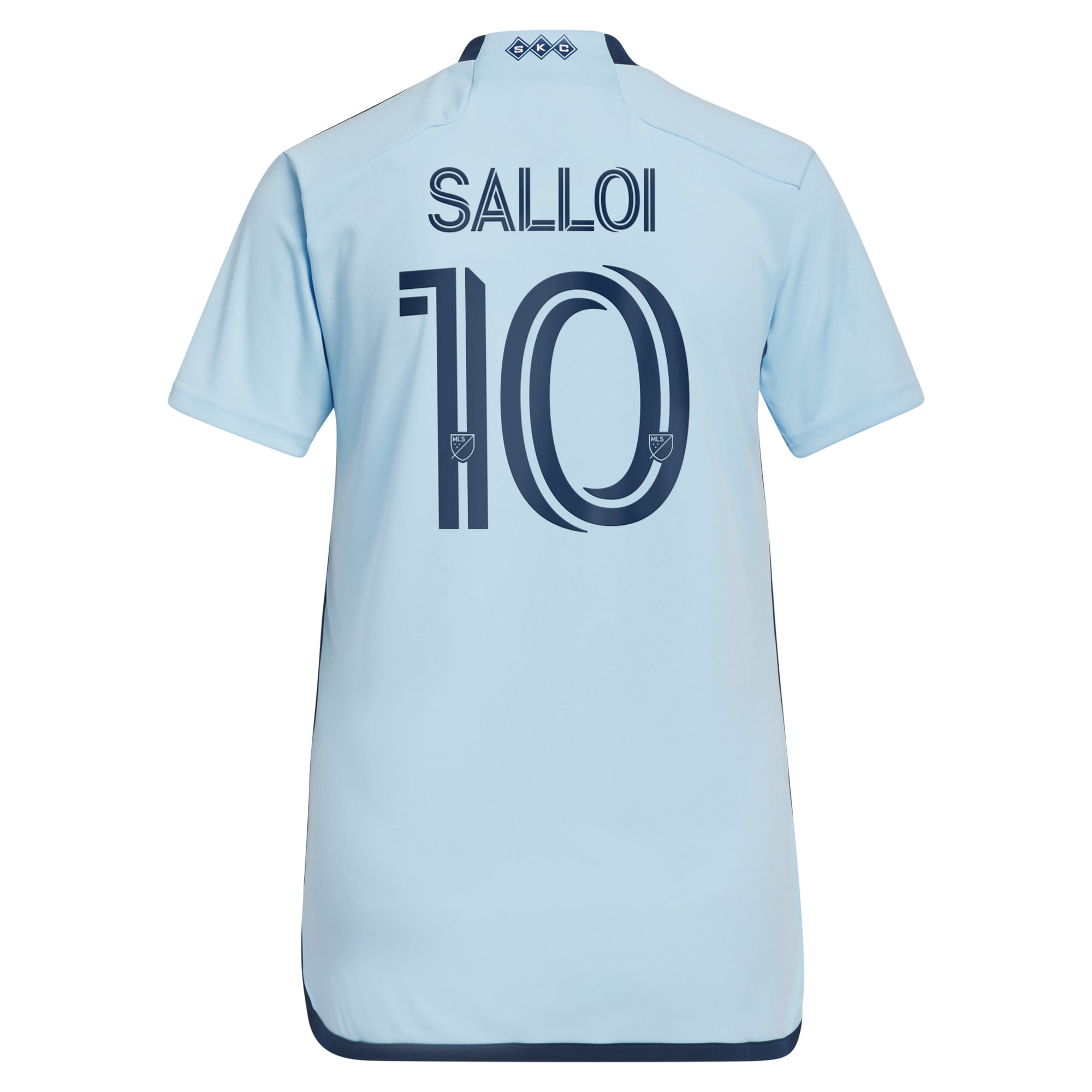 [SJH] Daniel Salloi Sporting Kansas City Women's 2024 Hoops 4.0 Replica Player Jersey - Light Blue