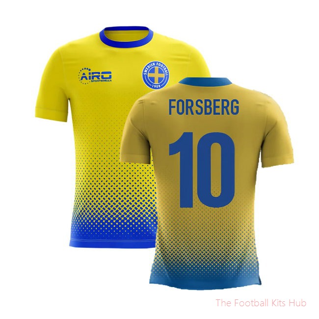 [JED] 2025/26 Sweden Airo Home Shirt (Forsberg 10)