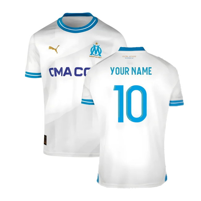 Premium 2023-2024 Marseille Home With Retro Design - True To Size