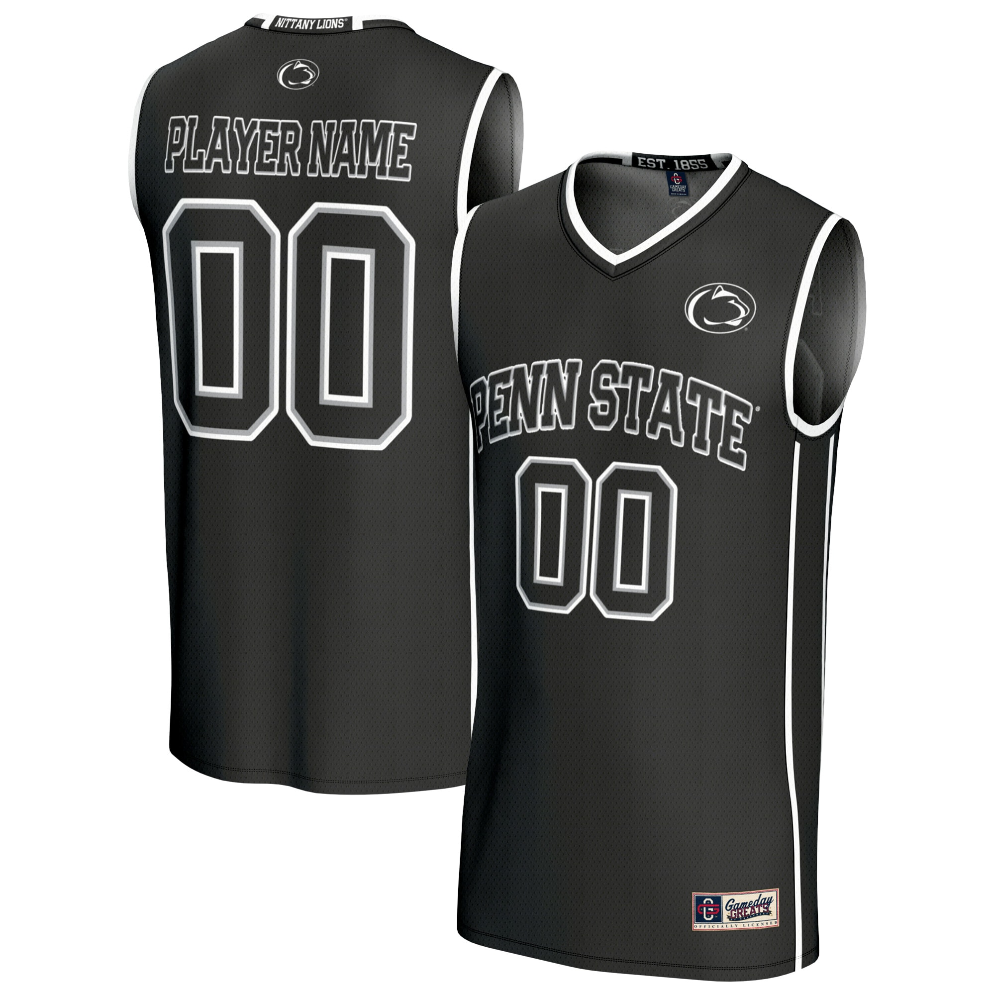 [NJP] Penn State Nittany Lions GameDay Greats Youth NIL Pick-A-Player Lightweight Men's Basketball Fashion Jersey - Black