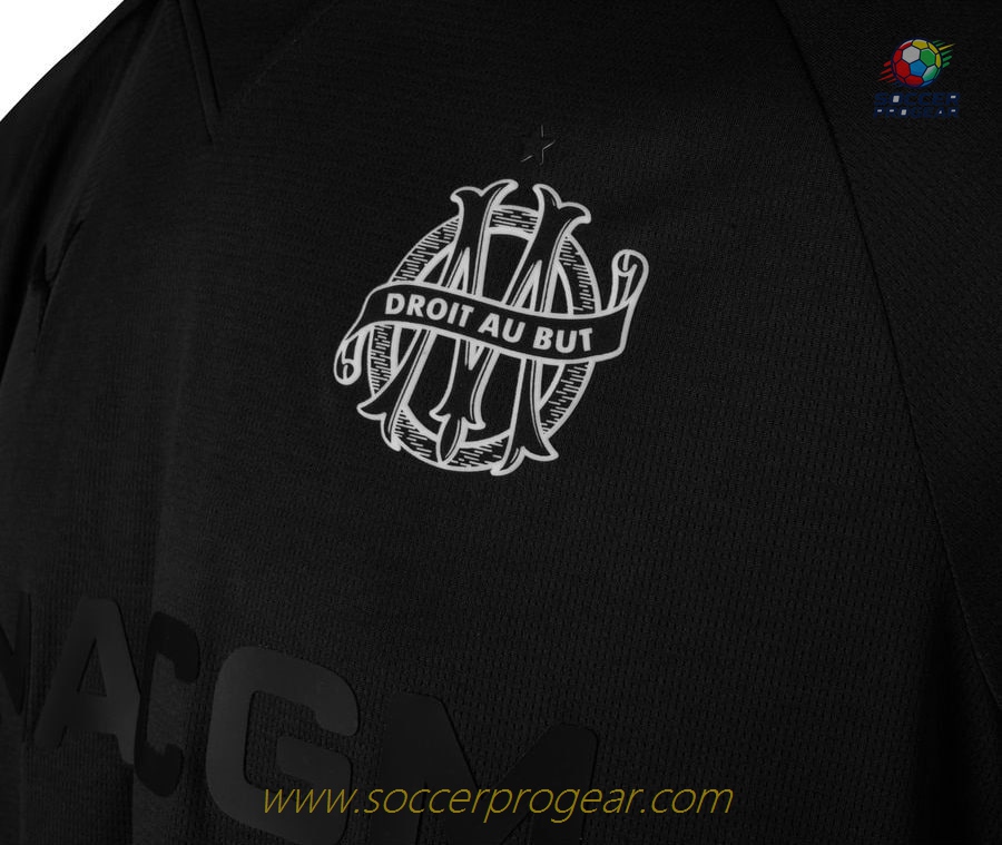 OM 125 Years Black Goalkeeper Football Jersey