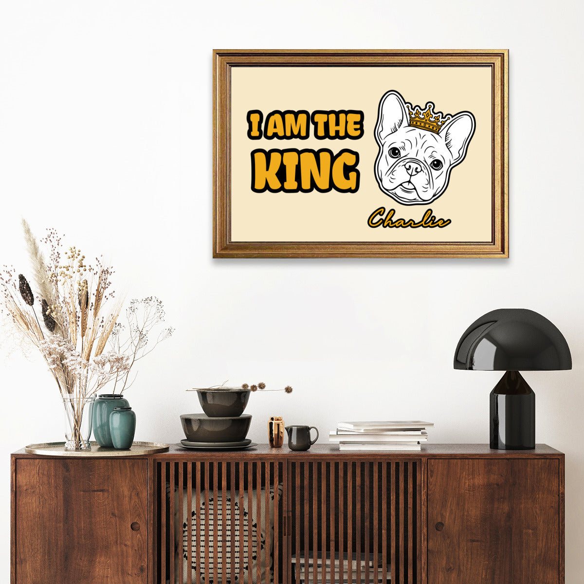 Pet-Lover Cleo - Personalized Framed Poster • Wall Decoration for Eve...