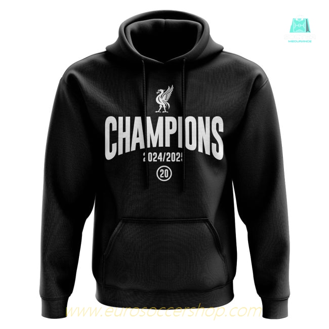 Liverpool 2024-2025 Champions Hoody (Black)