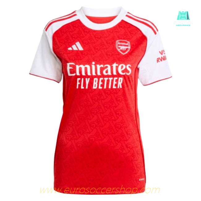 2025-2026 Arsenal Home Shirt (Womens) (Russo 23)