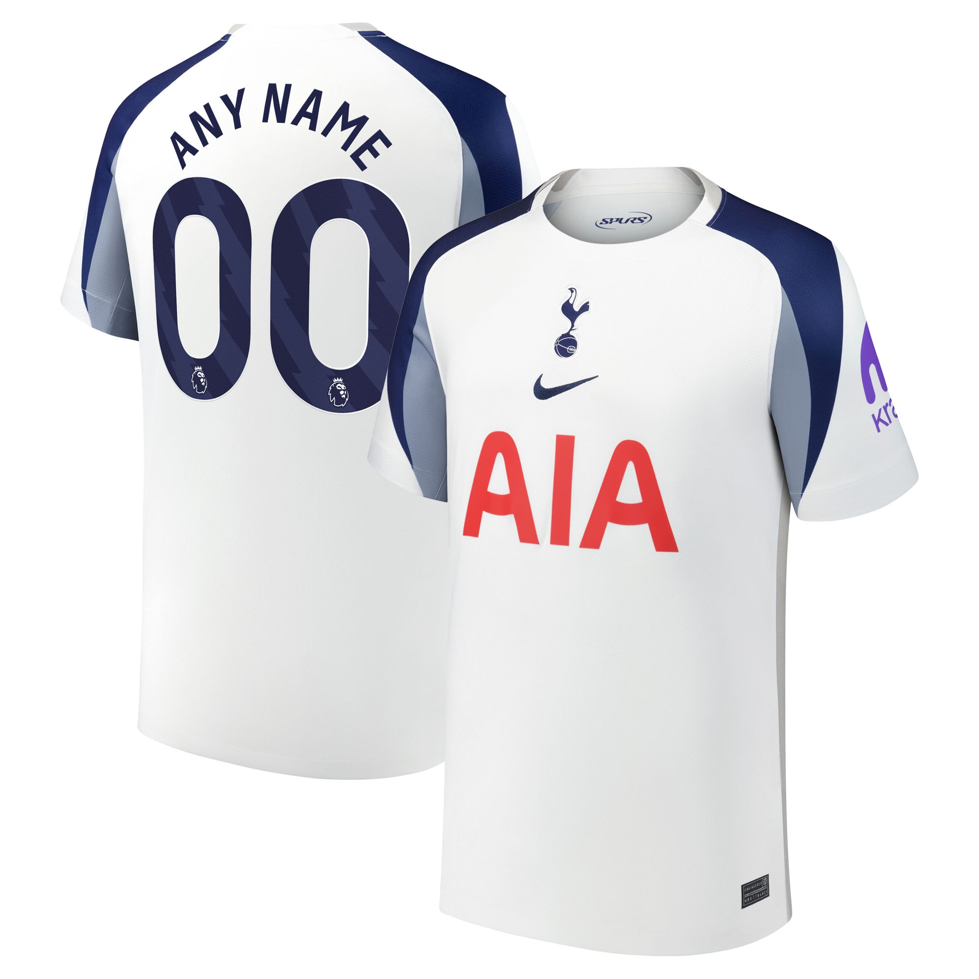 [ESK] Tottenham Hotspur Youth 2025/26 Home Replica Custom Jersey - White
