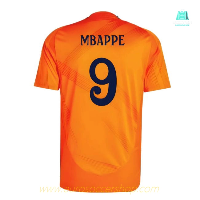 2024-2025 Real Madrid Authentic Away Shirt (Mbappe 9)