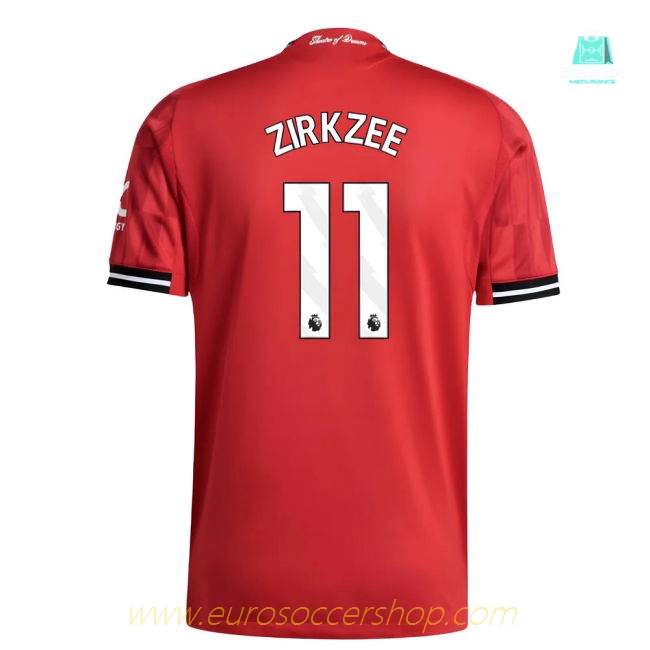 2025-2026 Man Utd Authentic Home Shirt (Zirkzee 11)