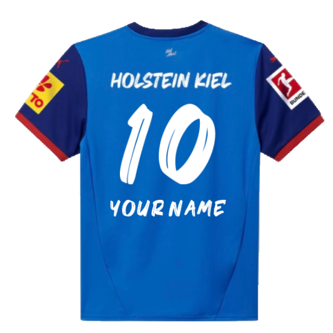 Excellent 2024-2025 Holsten Kiel Home Shirt (your Name)