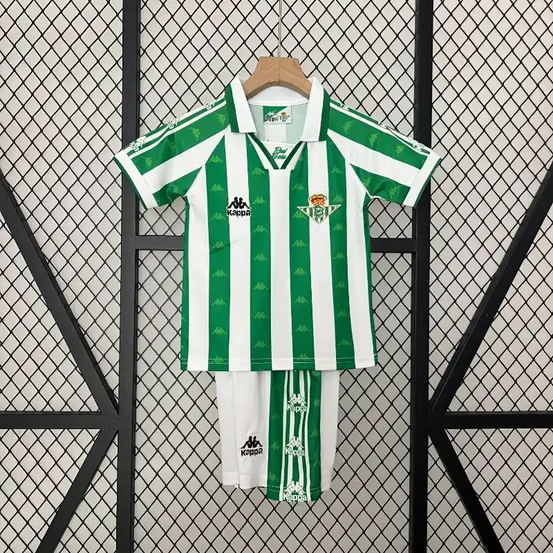 Cheap 1995-1997 Kids Real Betis Jersey retro kit