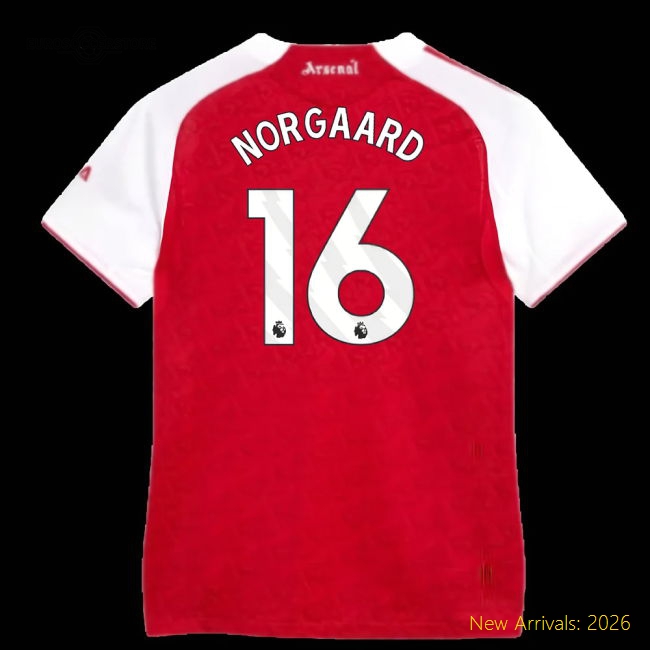Arsenal Norgaard Elegant Womens Jersey Smart Fabric Comfortable