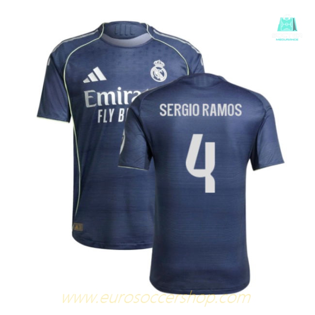 2025-2026 Real Madrid Authentic Away Shirt (Sergio Ramos 4)