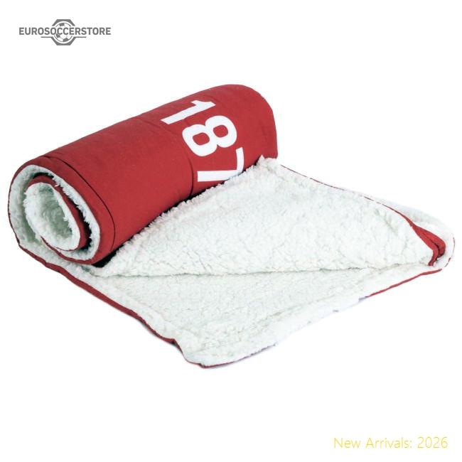 Premium Manchester United Fc Core Stripe Sherpa Fleece Blanket