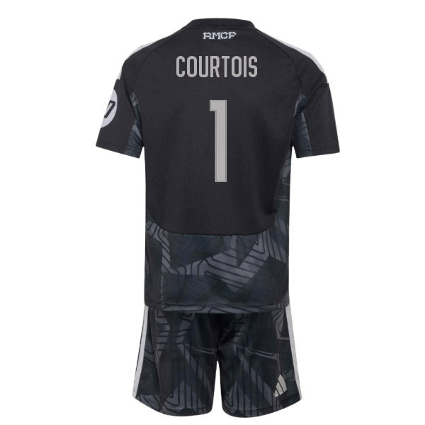 [DDJ] 2026 2027 Real Madrid Kit Home Goalkeeper Youth Apparel (Courtois 1)