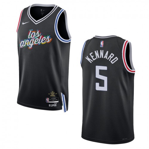 Black LAC Angeles Clippers #5 Nike Performance Jersey NBA Fan Apparel