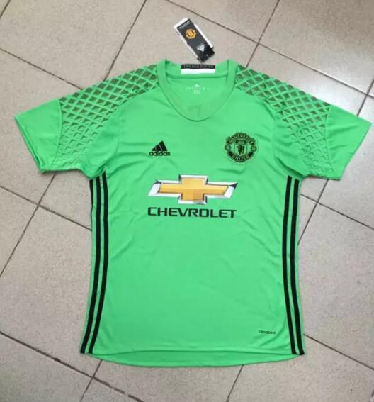 Manchester United Goalkeeper 2016-17 Soccer Jersey Shirt - Official